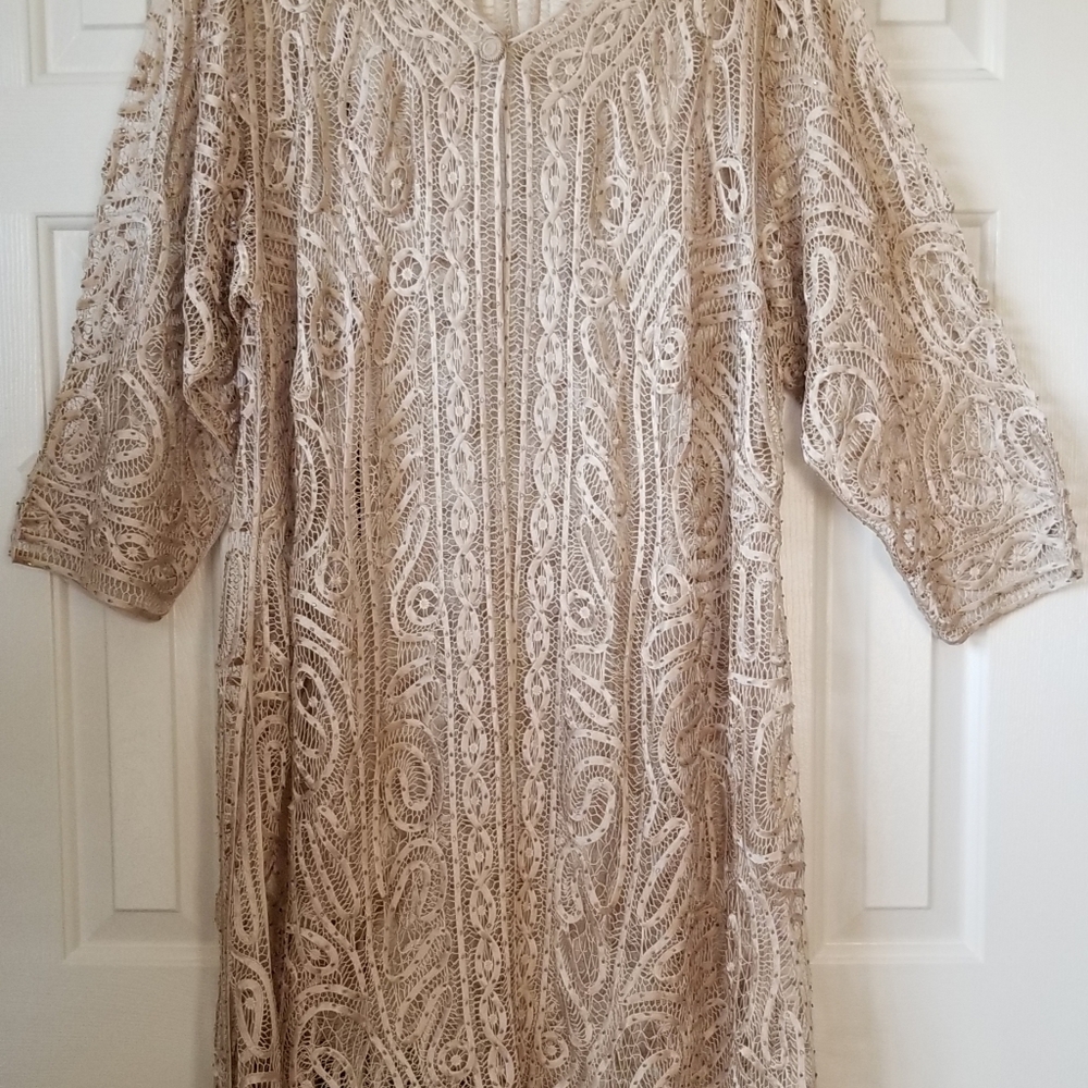 Hand Crocheted Duster